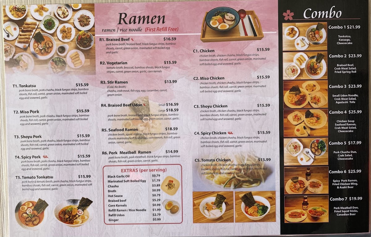 Hana Ramen 一花ラーメン Menu - Image 1